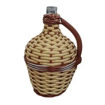 demižon 3l opletený, skutečný objem 3,6l