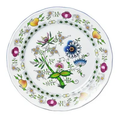 talíř d19cm dezertní BAR.CIBULÁK, prapor., čes.porcelán