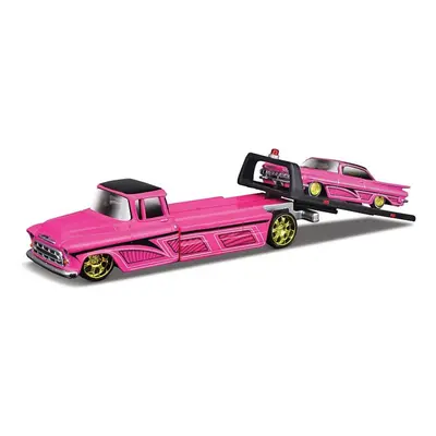 Maisto - Design Elite Transport, 1957 Chevrolet Flatbed + 1959 Chevrolet Impala SS, 1:64