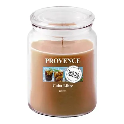 Provence SVÍČKA VE SKLE S VÍČKEM 510G, CUBA LIBRE