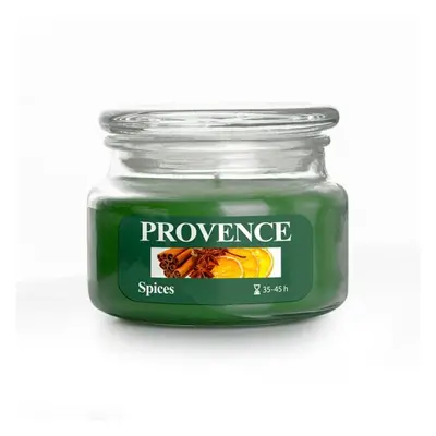 Provence SVÍČKA VE SKLE S VÍČKEM 200G KOŘENÍ