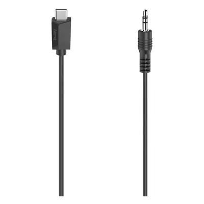 Hama audio adaptérový kabel USB-C na jack 3,5 mm, aktivní, 0,75 m