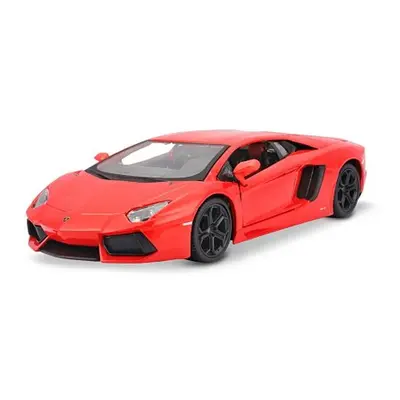 Maisto - Lamborghini Aventador Coupé, metal oranžová, 1:24