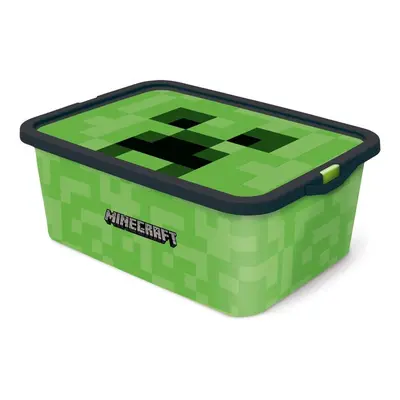 STOR BOX ÚLOŽNÝ S VÍKEM MINECRAFT 13L, PLAST