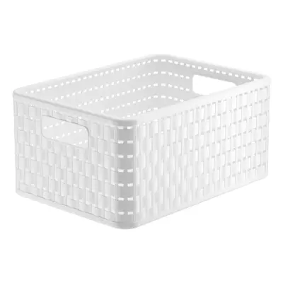 koš-box 11,0l bílý COUNTRY A5+, 32,8x23,8x16, plast