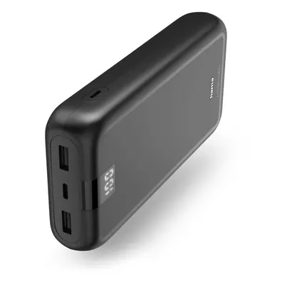 Hama Performance 24, powerbanka 24000 mAh, 3 A, výstup: 1x USB-C, 2x USB-A, LED displej