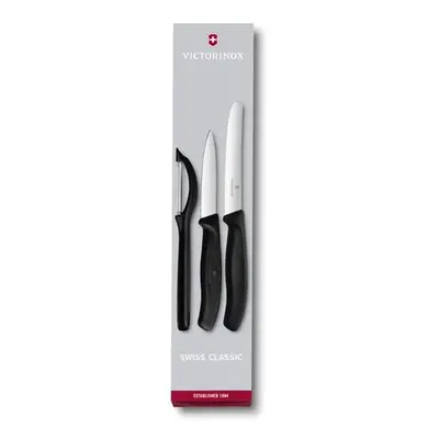 VICTORINOX SET NOŽŮ VICTORINOX 8+11CM+ŠKRABKA SWISS CLASSIC