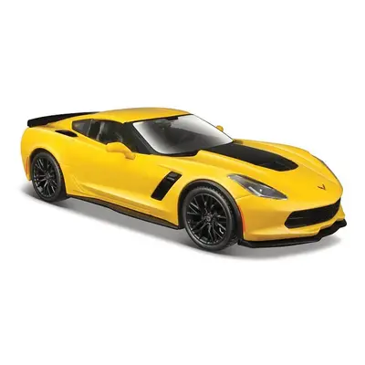 Maisto - 2015 Corvette Z06, žlutá, 1:24