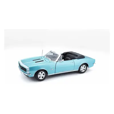 Maisto - 1967 CHEVROLET CAMARO SS 396 CONVERTIBLE, metal tyrkysová, 1:18