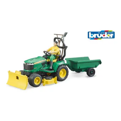 Užitkové vozy - bworld traktor John Deere s přívěsem a zahradníkem