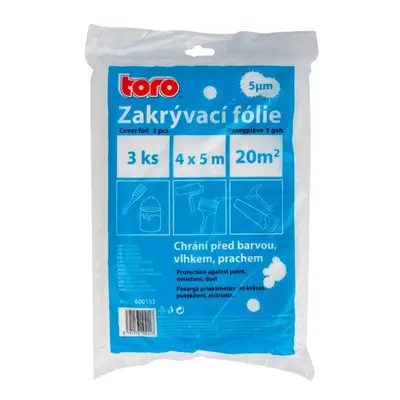 TORO FÓLIE 3KS PRO OCHRANU PROTI PRACHU HDPE 5MY 4X5M