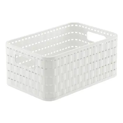 koš-box 4,0l bílý COUNTRY A 6, 23,7x15,8x10,8, plast