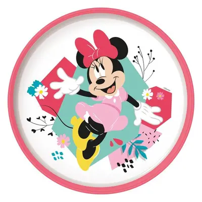 STOR TALÍŘ MINNIE S PROTISKLUZOVÝM DNEM 19,5X2,5 PLAST