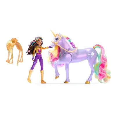 UNICORN ACADEMY SVĚTELNÝ JEDNOROŽEC A FIGURKA 11 CM SOPHIA & WILDSTAR