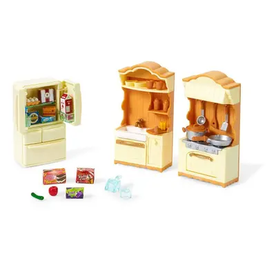 Sylvanian family set - kuchyňská linka s ledničkou