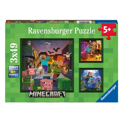 Ravensburger Minecraft Biomes 3x49 dílků