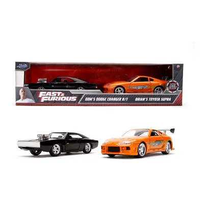 Rychle a zběsile Twin Pack Toyota Supra a Dodge Charger 1:32