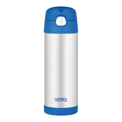 termoska 0,47l NR, dětská modrá, brčko, THERMOS