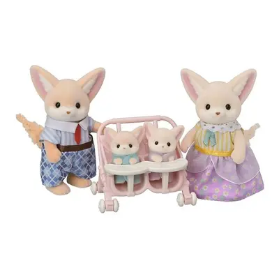 Sylvanian family Rodina fenků s dvojčaty