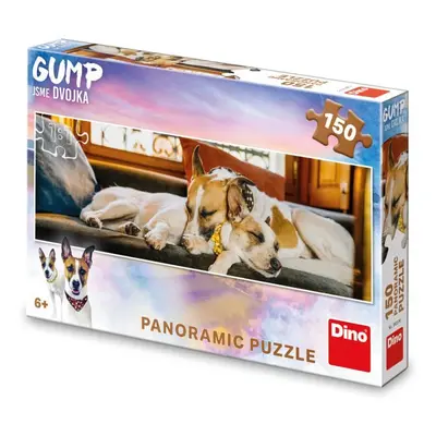 GUMP JSME DVOJKA NA GAUČI 150 panoramic Puzzle