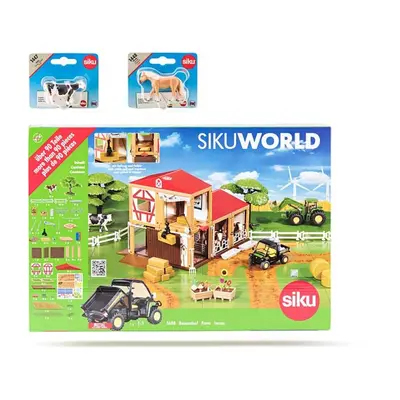 SIKU World - farma, 2 koně a 2 krávy