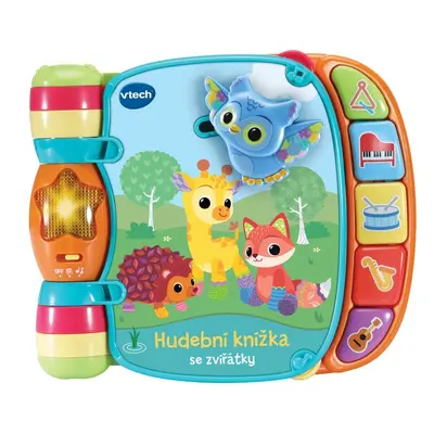 Vtech Hudební knížka se zvířátky CZ