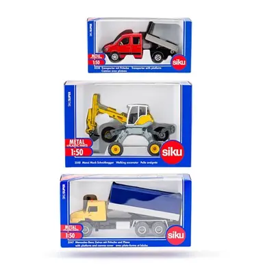 SIKU Super - set 3 stavebních strojů B, 1:50