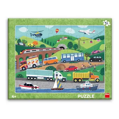 DOPRAVNÍ PROSTŘEDKY 40 deskové Puzzle