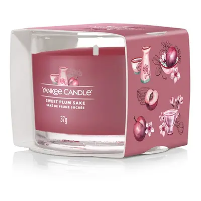 Yankee Candle Sweet Plum Sake votivní svíčka ve skle 37 g