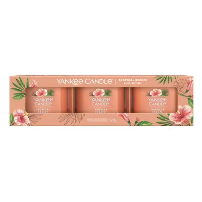 Yankee Candle Tropical Breeze votivní svíčky ve skle 3 x 37 g