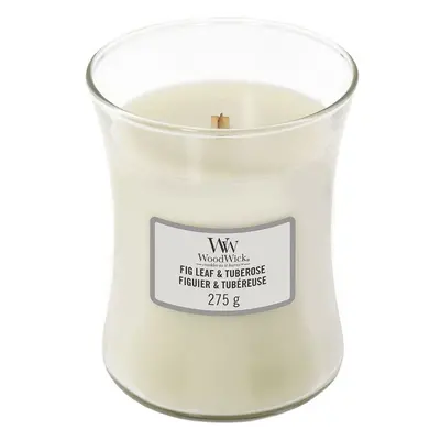 WoodWick, USA WoodWick Fig Leaf & Tuberose vonná svíčka 275 g