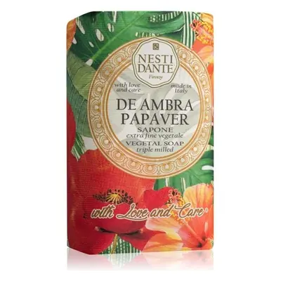 Nesti Dante With Love & Care De Ambra Papaver mýdlo 250 g