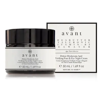 Avant Deluxe Hyaluronic Acid Vivifying Face & Eye Night Cream-noční pleťový krém s kyselinou hya