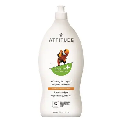 ATTITUDE prostředek na mytí nádobí s vůní citronové kůry 700 ml