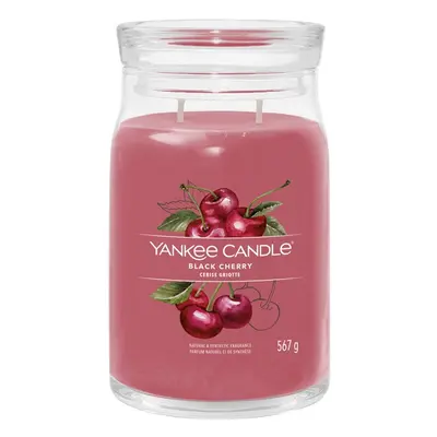 Yankee Candle Signature Black Cherry vonná svíčka 567 g