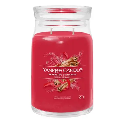 Yankee Candle Signature Sparkling Cinnamon vonná svíčka 567 g