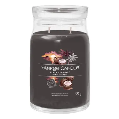 Yankee Candle Signature Black Coconut vonná svíčka 567 g