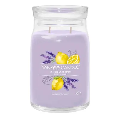 Yankee Candle Signature Lemon Lavender vonná svíčka 567 g