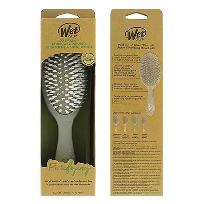 Wet Brush Go Green Treatment & Shine Brush kartáč na vlasy Charcoal