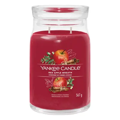 Yankee Candle Signature Red Apple Wreath vonná svíčka 567 g