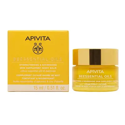 Apivita Beessential Oils noční pleťový balzám 15 ml