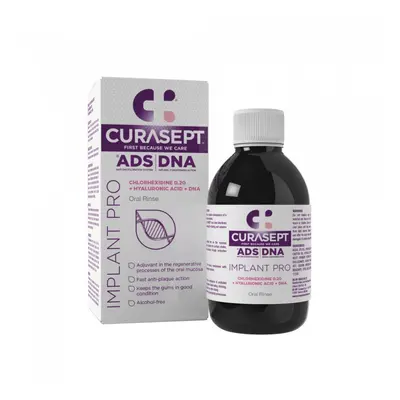 Curasept ADS IMPLANT PRO ústní voda s 0,20% CHX, HA, PVP-VA 200 ml