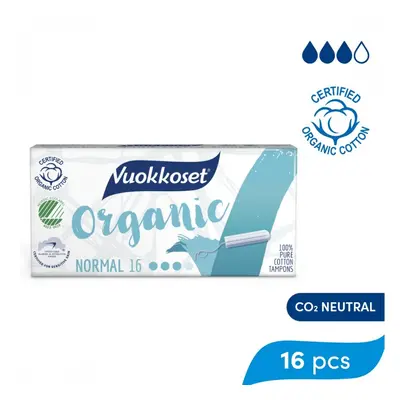 VUOKKOSET BIO Tampon Normal 16 ks