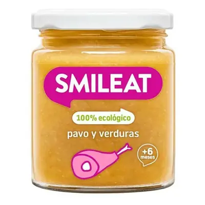 SMILEAT BIO příkrm krůta se zeleninou s extra panenským olivovým olejem 6m+ 230g