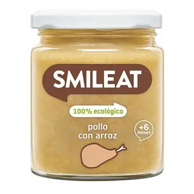 SMILEAT BIO příkrm kuře s rýží a zeleninou s extra panenským olivovým olejem 6m+ 230g