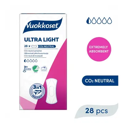 VUOKKOSET Slipové vložky Ultra Light 28 ks