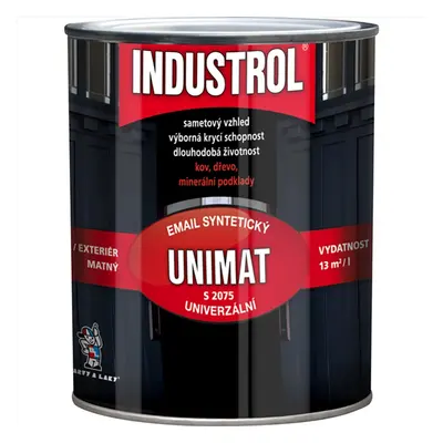 Industrol Unimat S2075 email černý 600 ml