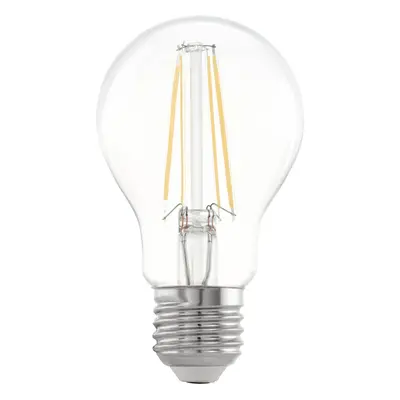 Eglo LED žárovka s filamenty, čirá, E27, 4 W, 470 lm, 2700 K, pr. 6 cm