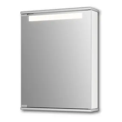 Jokey LED Zrcadlová skříňka Cento 50 LS barva hliníku, 65 x 50 x 14 cm