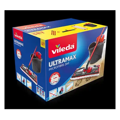 Vileda Sada plochého mopu s kbelíkem Ultramax 2v1 Complete Set Box